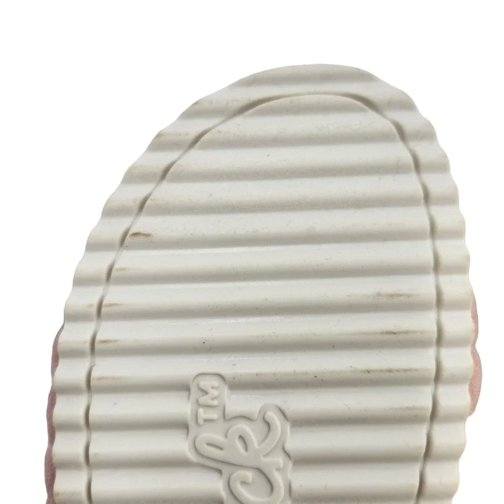 Cat & Jack Sandals Youth Girls Size 4 Pink‎ Selma Slide On Non-Marking Open Toes